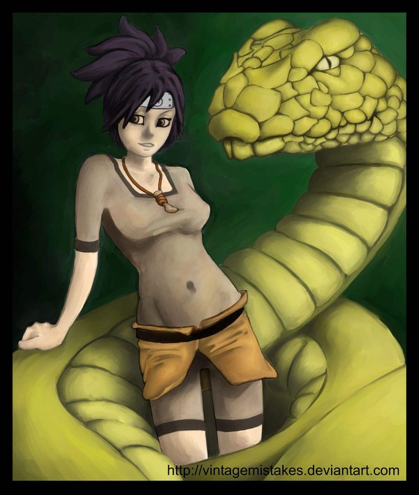 Анко и желтая змея
